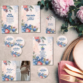 Berry Sweet Fruit Baby shower Ronde Sticker