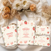 Berry Sweet Pink Coquette Baby Papieren Bordje