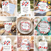 Zoet en behandeling aardbei Berry First Birthday Poster