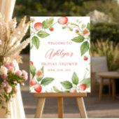 Berry Sweet Strawberry Mimosa Bar Sign Poster