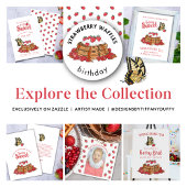 Strawberry Waffles Brunch | Eerste verjaardag van  Kaart