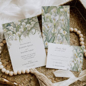 Elegante Calla Lily bruiloft delicate pastelbloeme Kaart