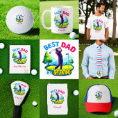 Best Dad beroemd gemaakt door Par | Golfliefhebber T-shirt