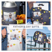 Aangepaste Vaderdag foto beste vader ooit T-shirt