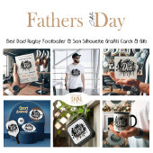 Beste vader Football vader en zoon, graffiti T-shi T-shirt