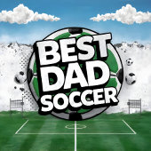 Beste Papa voetbal graffiti vaders dag vakantie Ka Feestdagenkaart