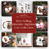 Gepersonaliseerde Snowboarding Highland Koe Papier Papieren Bordje