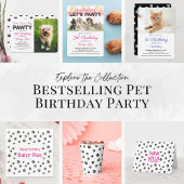 Cute Black Paw Printers Aangepast pakket Birthday  Kaart
