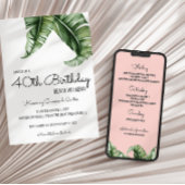 Beverly Hills Pink & Green Party Favor Box Bedankdoosjes