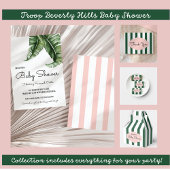 Beverly Hills Stripes Beach Douche Favor Box Bedankdoosjes