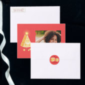 Grote kerstkaart feestdagen kaart