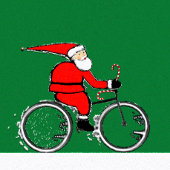 Grappige Fietser Kerstmis Trui