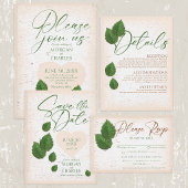 Ruw berkenbast gesneden hart met bladeren kartonnen onderzetters