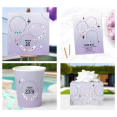 Vriendschap Armbanden Paarse Verjaardag Kaart