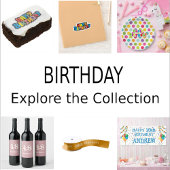 Vieren 21: vreugdevolle verjaardag wit lint