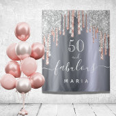 Birthday Silver roos Gold glitter verander de datu Briefkaart