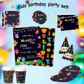 Grappig Monster party kids Verjaardag Uitnodiging