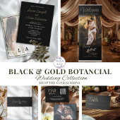 Eenvoudige witte & gouden script bruiloft ronde sticker