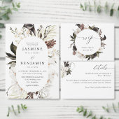 Wit-mailadres Wit-mailadres voor Floral retournere Etiket (Personaliseer de collectie van deze zelfstandige maker.)