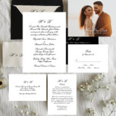 Calligrafie Sla de Datum foto op Save The Date