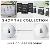 Customizable Golf Course Wedding Favors Gifts  Golfballen