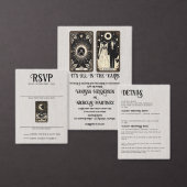 Grooms Bruiloft Tarot Save The Date (Personaliseer de collectie van deze zelfstandige maker.)