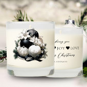 Elegant zwart wit Kerstmis ornament patroon Stropdas