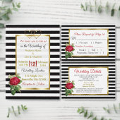 Zwart en Goud Save the Date Briefkaarten (Personaliseer de collectie van deze zelfstandige maker.)