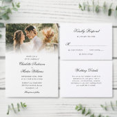 Zwart wit script Mr. & Mrs Wedding Servet (Personaliseer de collectie van deze zelfstandige maker.)