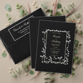 Zwarte en witte bruiloft planner (Personaliseer deze collectie van deze onafhankelijke maker. Test)