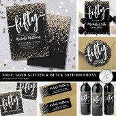 Black Gold 50th Birthday Spandoek