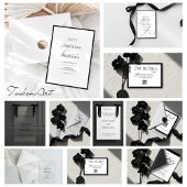 Old Money Black and White  RSVP Kaartje