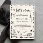 Zwarte Hand Getrokken Trouwdatum Night Ideeën Kaar Kaart