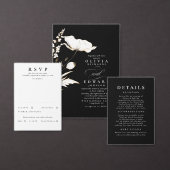 Met de hand getekende wilde bloemen Elegant modern Klein Cadeauzakje (Personaliseer de collectie van deze zelfstandige maker.)