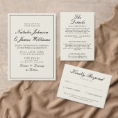Fancy Witte Oude Rijke Man Fancy Foto Bruiloft Save The Date (Personaliseer de collectie van deze zelfstandige maker.)