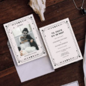 Zwart Celestial Bruiloft Plaats Naam Kaarten DIY