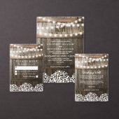 Country Rustic Graduation Party Klasse van 2025 Kaart (Personaliseer de collectie van deze zelfstandige maker.)