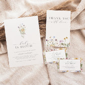 Spring Floral Baby in het Baby shower Bloom Dank u Ronde Sticker