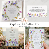 Lente Bloemenbruiloft RSVP Reactie Kaart