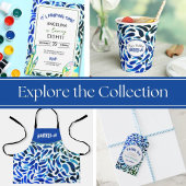 Rainbow Art Paint Birthday Party Boy Kaart