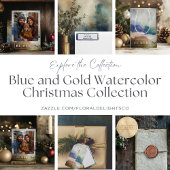 Blue Be Merry Holiday Cadeaulabel