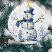 Personalized Vintage Chinoiserie Plates Keramisch Ornament