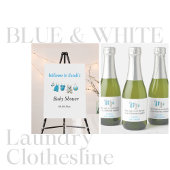 Modern het is een Boy Schattige Wasserij Baby show Blikvorm Glas