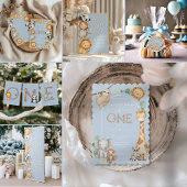 Pastel Tropical Wild Oerwoud Safari Dieren Acryl Uitnodigingen