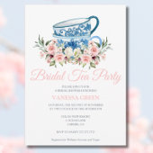 Thee feest bruidsborrel vierkante sticker