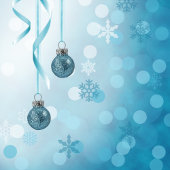 Blue Faux Glitter-kerstversieringen Post-it® Notes