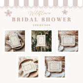 Blue Cornflower Wildflower Vrijgezellenfeest Acryl Uitnodigingen