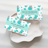 Blauwe olifanten, Kinder speelcentrum, activiteite Visitekaartje