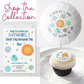 Eerste reis rond het Sun Birthday Paper Bord