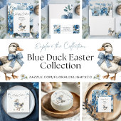 Blue Duck Easter Feestdagenkaart